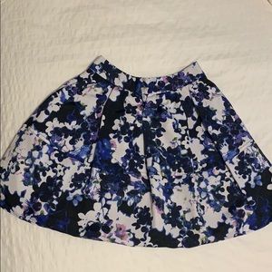 Express Floral Skirt